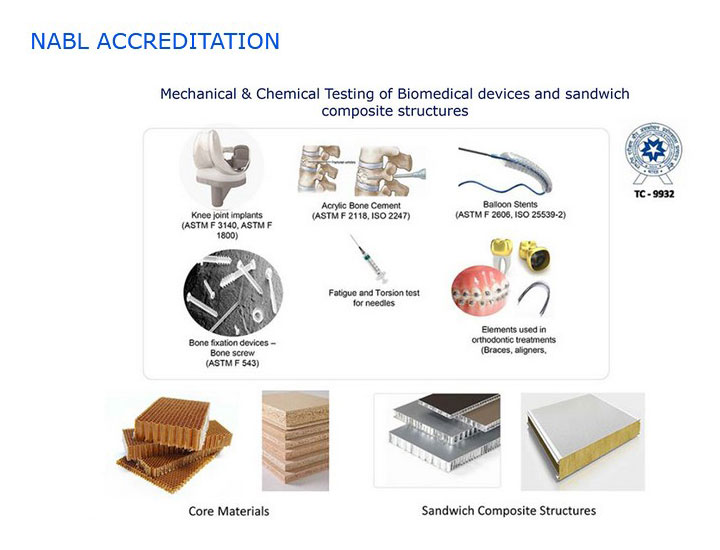 FACILITIES - SCHOOL OF PRODUCT VALIDATION - NABL ACCREDITATION