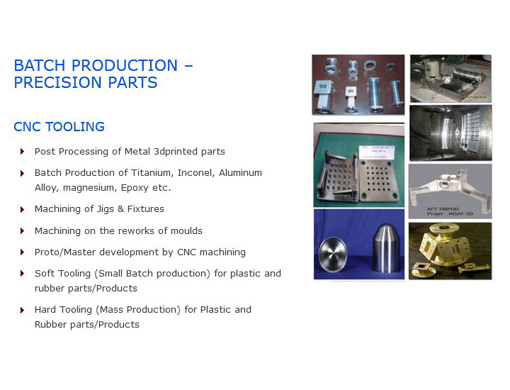 CAPABILITIES - BATCH PRODUCTION – PRECISION PARTS